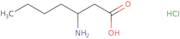3-Aminoheptanoic acid hydrochloride