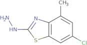 2(3H)-Benzothiazolone, 6-chloro-4-methyl-, hydrazone