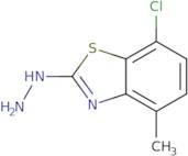 7-Chloro-2-hydrazino-4-methyl-1,3-benzothiazole