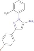 3-(4-Fluorophenyl)-1-(2-methylphenyl)-1H-pyrazol-5-amine