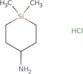 1,1-Dimethylsilinan-4-amine hydrochloride