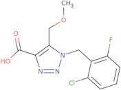 1-(2-Chloro-6-fluorobenzyl)-5-(methoxymethyl)-1H-1,2,3-triazole-4-carboxylic acid