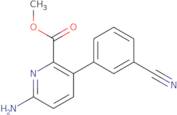 Methyl 6-amino-3-(3-cyanophenyl)pyridine-2-carboxylate