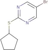 5-Bromo-2-(cyclopentylsulfanyl)pyrimidine