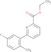 Ethyl 6-(5-fluoro-2-methylphenyl)picolinate