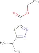 Ethyl 5-(propan-2-yl)-1,3,4-thiadiazole-2-carboxylate