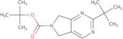 2-tert-Butyl-5,7-dihydro-pyrrolo[3,4-d]pyrimidine-6-carboxylic acid tert-butyl ester