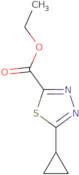 Ethyl 5-cyclopropyl-1,3,4-thiadiazole-2-carboxylate