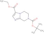 7-Tert-Butyl 3-Ethyl 5,6-Dihydroimidazo[1,2-A]Pyrazine-3,7(8H)-Dicarboxylate