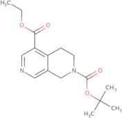 2-tert-butyl 5-ethyl 3,4-dihydro-2,7-naphthyridine-2,5(1H)-dicarboxylate