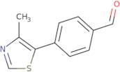 4-(4-Methyl-1,3-thiazol-5-yl)benzaldehyde