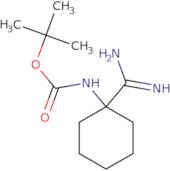 tert-Butyl N-(1-carbamimidoylcyclohexyl)carbamate