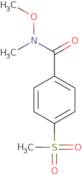 4-Methanesulfonyl-N-methoxy-N-methylbenzamide