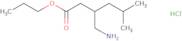 Propyl (3S)-3-(aminomethyl)-5-methylhexanoate hydrochloride