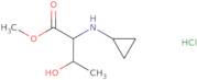 Methyl (2S,3R)-2-(cyclopropylamino)-3-hydroxybutanoate hydrochloride