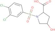 (2S,4R)-1-[(3,4-Dichlorophenyl)sulfonyl]-4-hydroxypyrrolidine-2-carboxylic acid