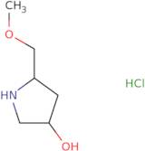 (3R,5S)-5-(Methoxymethyl)pyrrolidin-3-ol hydrochloride
