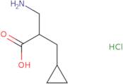 3-Amino-2-(cyclopropylmethyl)propanoic acid hydrochloride