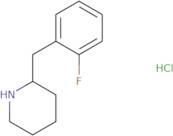 2-[(2-Fluorophenyl)methyl]piperidine hydrochloride