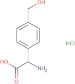 2-Amino-2-[4-(hydroxymethyl)phenyl]acetic acid hydrochloride