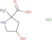 4-Hydroxy-2-methylpyrrolidine-2-carboxylic acid hydrochloride