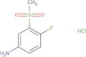 4-Fluoro-3-methanesulfonylaniline hydrochloride