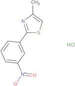 4-Methyl-2-(3-nitrophenyl)-1,3-thiazole hydrochloride
