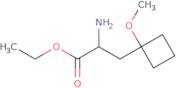 Ethyl 2-amino-3-(1-methoxycyclobutyl)propanoate