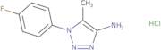 1-(4-Fluorophenyl)-5-methyl-1H-1,2,3-triazol-4-amine hydrochloride