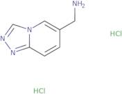 {[1,2,4]Triazolo[4,3-a]pyridin-6-yl}methanamine dihydrochloride
