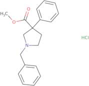 Methyl 1-benzyl-3-phenylpyrrolidine-3-carboxylate hydrochloride