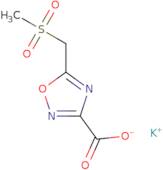 Potassium 5-(methanesulfonylmethyl)-1,2,4-oxadiazole-3-carboxylate