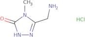 3-(Aminomethyl)-4-methyl-4,5-dihydro-1H-1,2,4-triazol-5-one hydrochloride