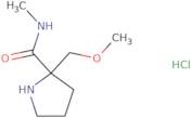 2-(Methoxymethyl)-N-methylpyrrolidine-2-carboxamide hydrochloride