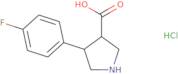 4-(4-Fluorophenyl)pyrrolidine-3-carboxylic acid hydrochloride