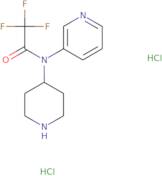 2,2,2-Trifluoro-N-(piperidin-4-yl)-N-(pyridin-3-yl)acetamide dihydrochloride