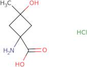 1-Amino-3-hydroxy-3-methylcyclobutane-1-carboxylic acid hydrochloride