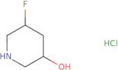 rac-(3R,5S)-5-Fluoropiperidin-3-ol hydrochloride