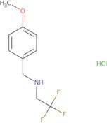 [(4-Methoxyphenyl)methyl](2,2,2-trifluoroethyl)amine hydrochloride