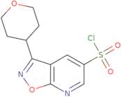 3-(Oxan-4-yl)-[1,2]oxazolo[5,4-b]pyridine-5-sulfonyl chloride