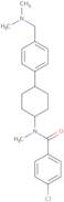 4-Chloro-N-(4-{4-[(dimethylamino)methyl]phenyl}cyclohexyl)-N-methylbenzamide