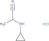 2-(Cyclopropylamino)propanenitrile hydrochloride