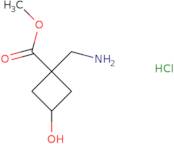 Methyl 1-(aminomethyl)-3-hydroxycyclobutane-1-carboxylate hydrochloride