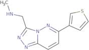 N-Methyl-1-(6-(thiophen-3-yl)-[1,2,4]triazolo[4,3-b]pyridazin-3-yl)methanamine