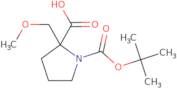 1-[(tert-Butoxy)carbonyl]-2-(methoxymethyl)pyrrolidine-2-carboxylic acid