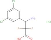 3-Amino-3-(3,5-dichlorophenyl)-2,2-difluoropropanoic acid hydrochloride