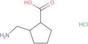 2-(Aminomethyl)cyclopentane-1-carboxylic acid hydrochloride