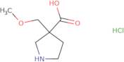 3-(Methoxymethyl)pyrrolidine-3-carboxylic acid hydrochloride