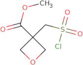 Methyl 3-[(chlorosulfonyl)methyl]oxetane-3-carboxylate