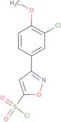 3-(3-Chloro-4-methoxyphenyl)-1,2-oxazole-5-sulfonyl chloride